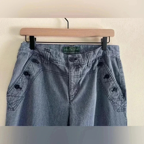 LRL Lauren Jeans Co Sailor Button Pants - Picture 4 of 10